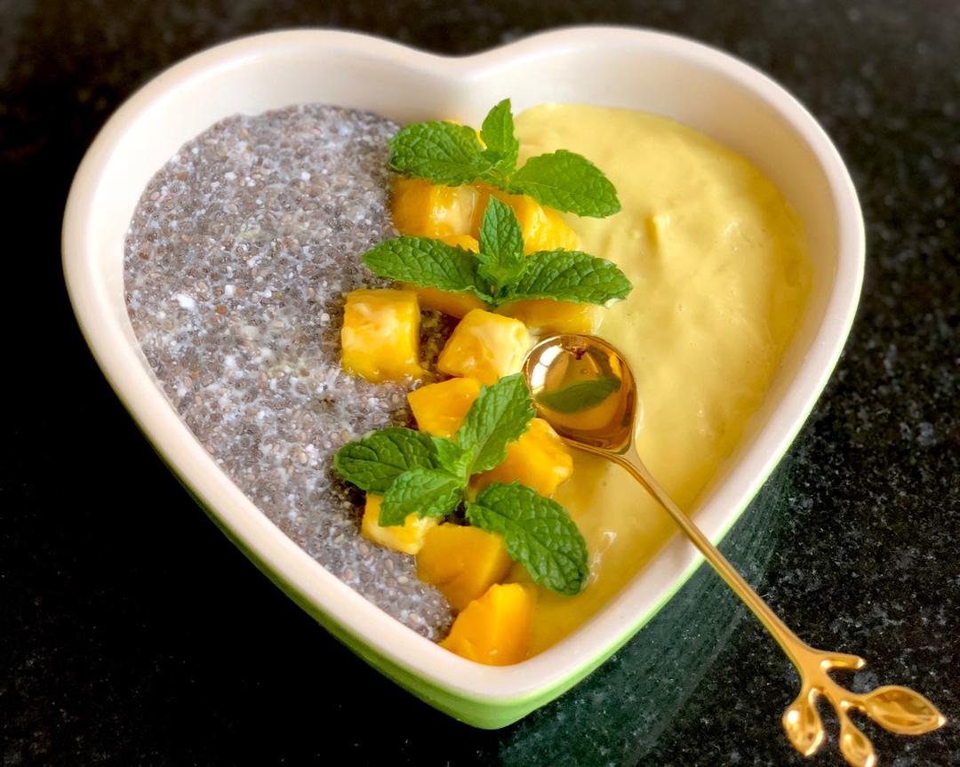 芒果奇亚籽布丁