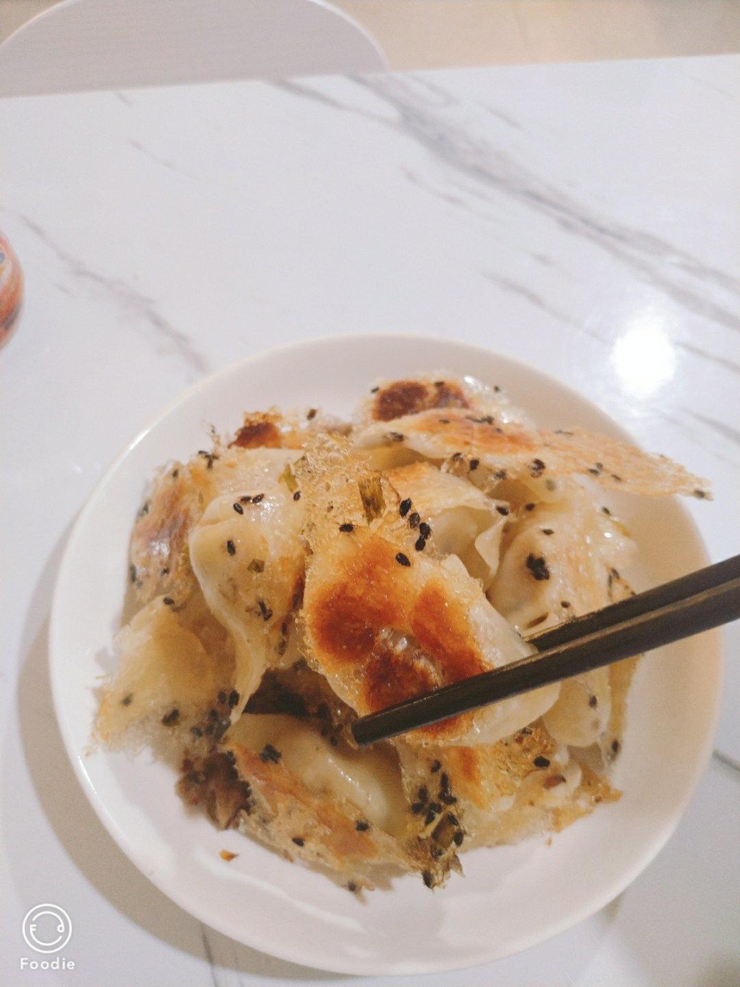烤箱版 锅贴饺子