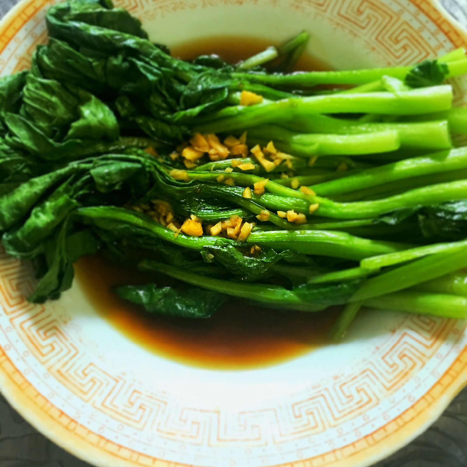 白灼菜心