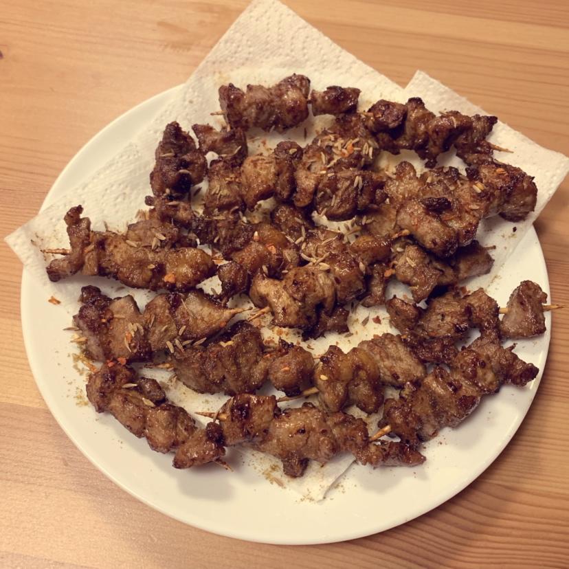 牙签羊肉 Roast Lamb Hor d'oeuvre