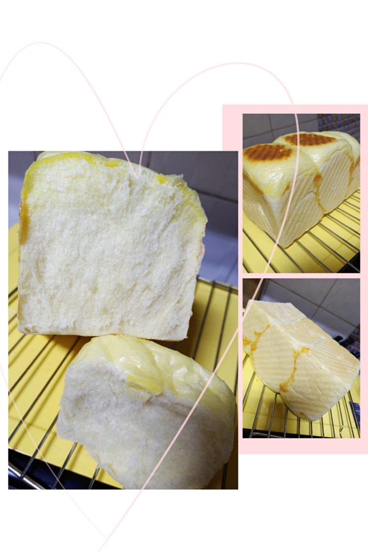 用烤箱自己做面包--手工牛奶吐司面包