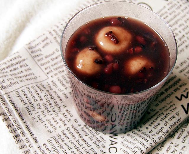 紫米红豆汤圆——纯真朴实的做法