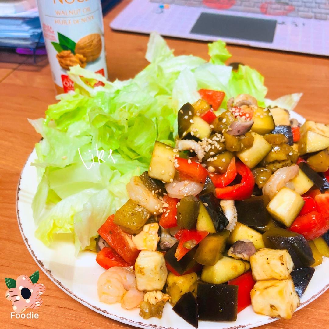 和风章鱼蔬菜沙拉