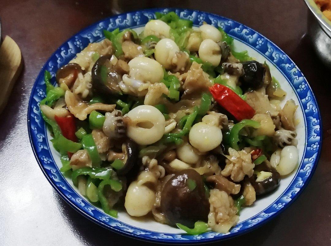 香菇墨鱼仔（章鱼仔）