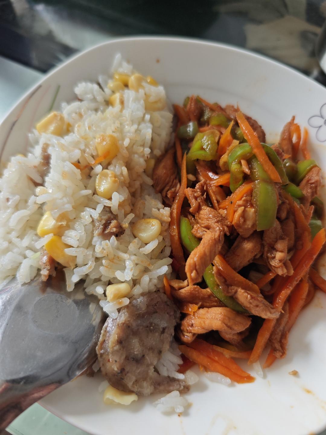 无敌下饭低脂鸡胸肉版鱼香肉丝