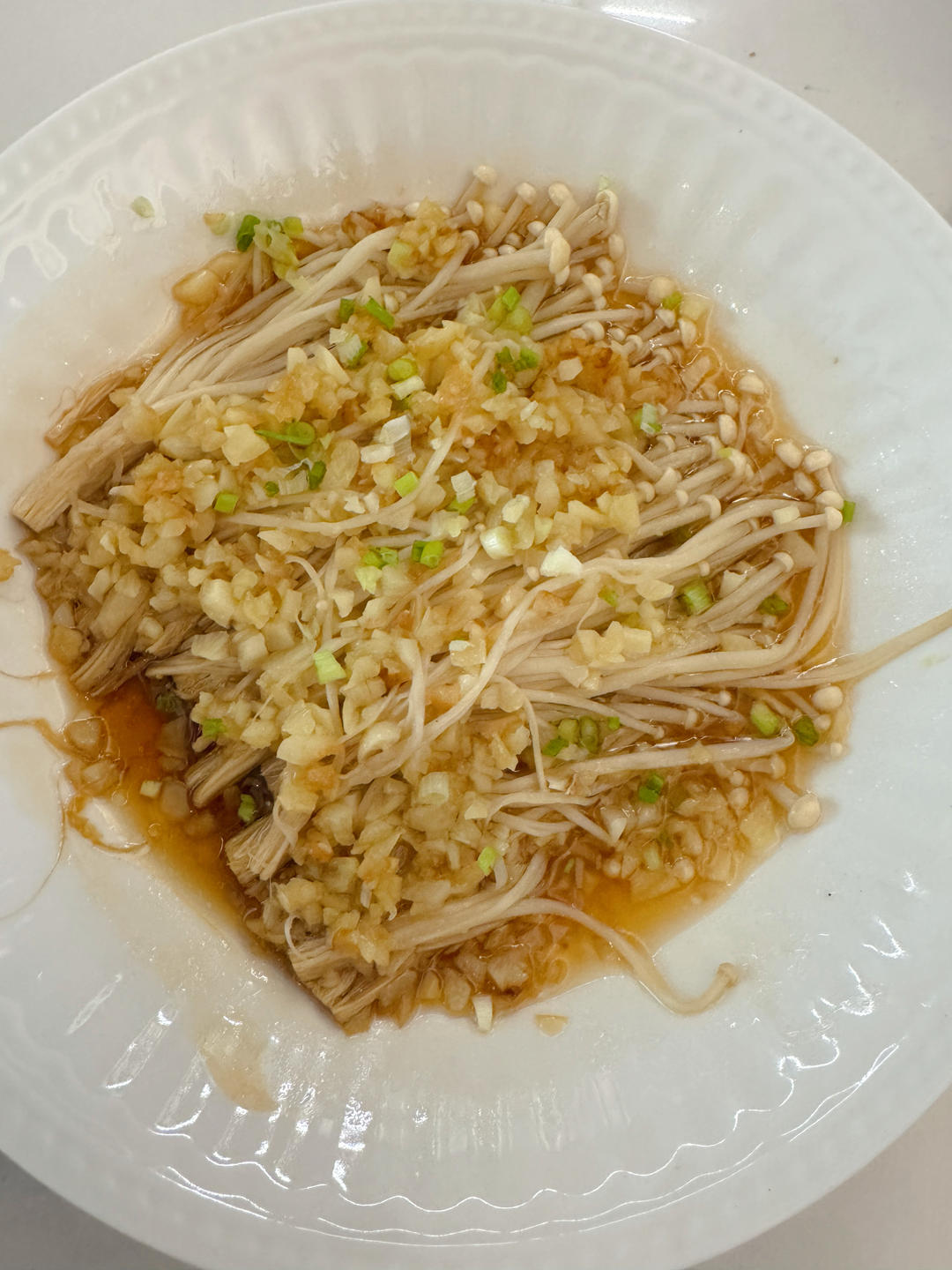 蒜蓉蒸金针菇