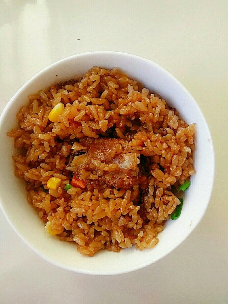 电饭锅版排骨焖饭