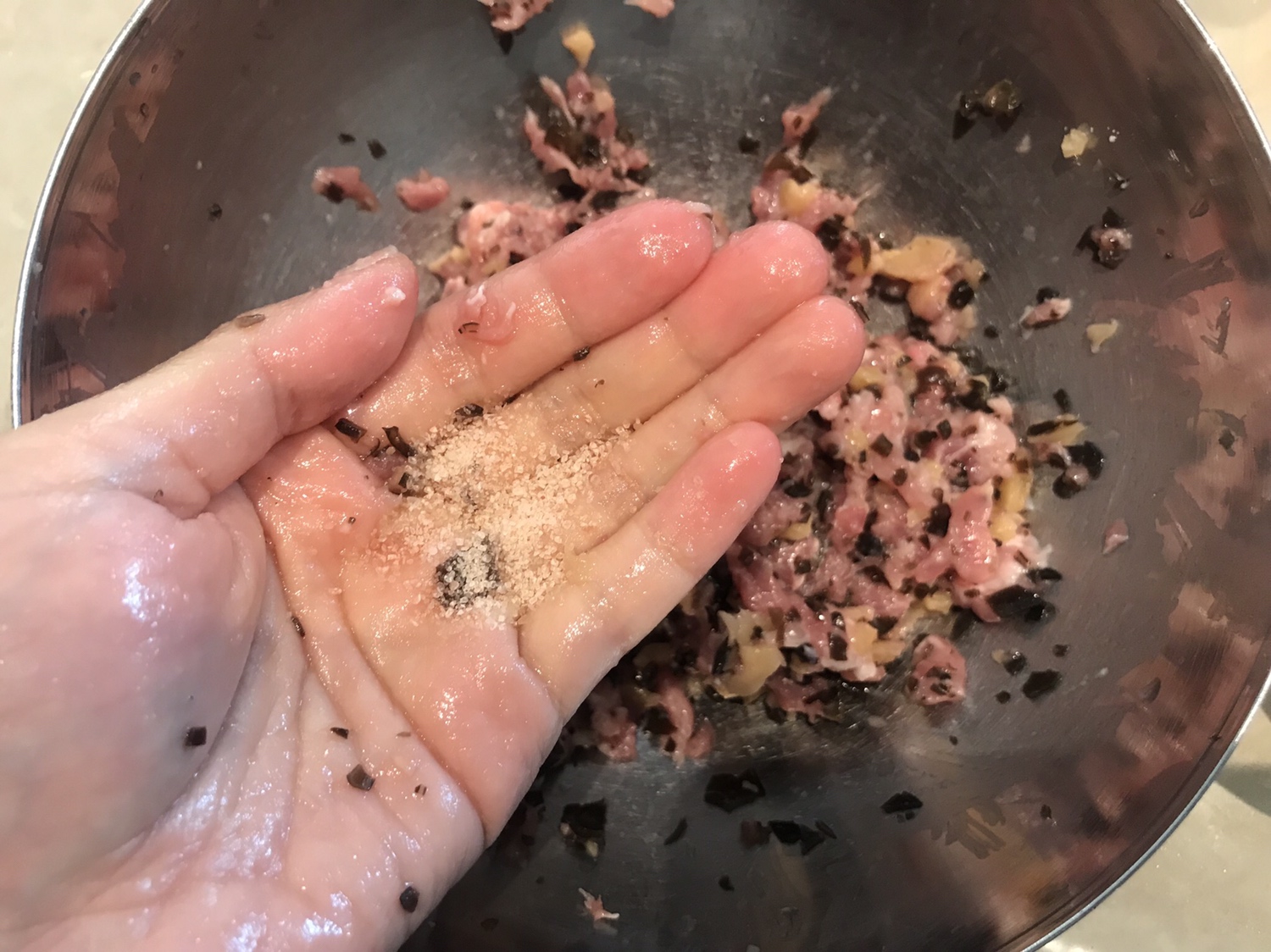鲜嫩不油腻的传统【广式头菜蒸肉饼】做法的做法 步骤12