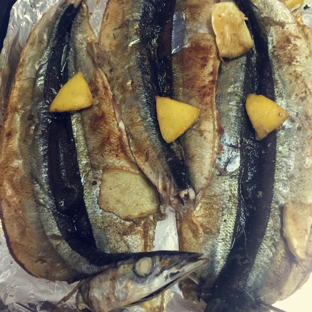 盐烤秋刀鱼