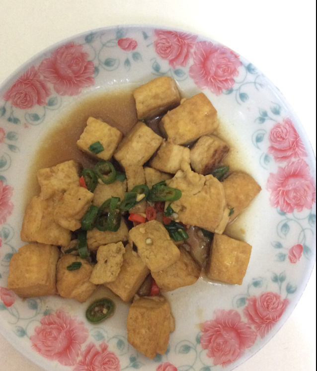 家常煎豆腐