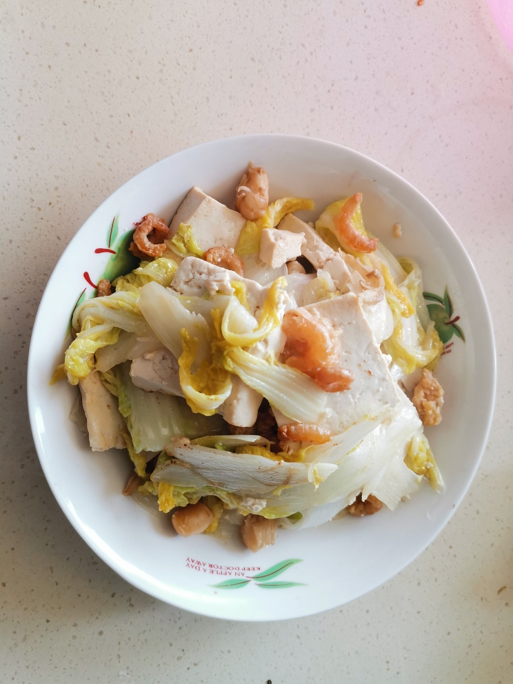 黄磊版—白菜炖豆腐的做法