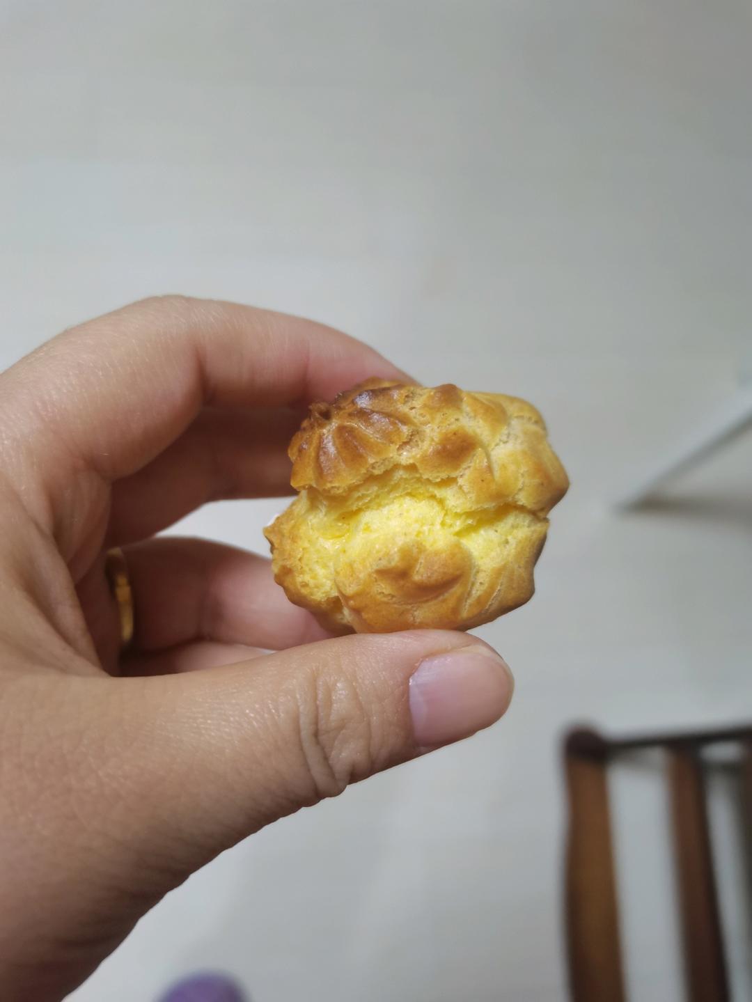 奶油小泡芙，容易做，成功率极高～