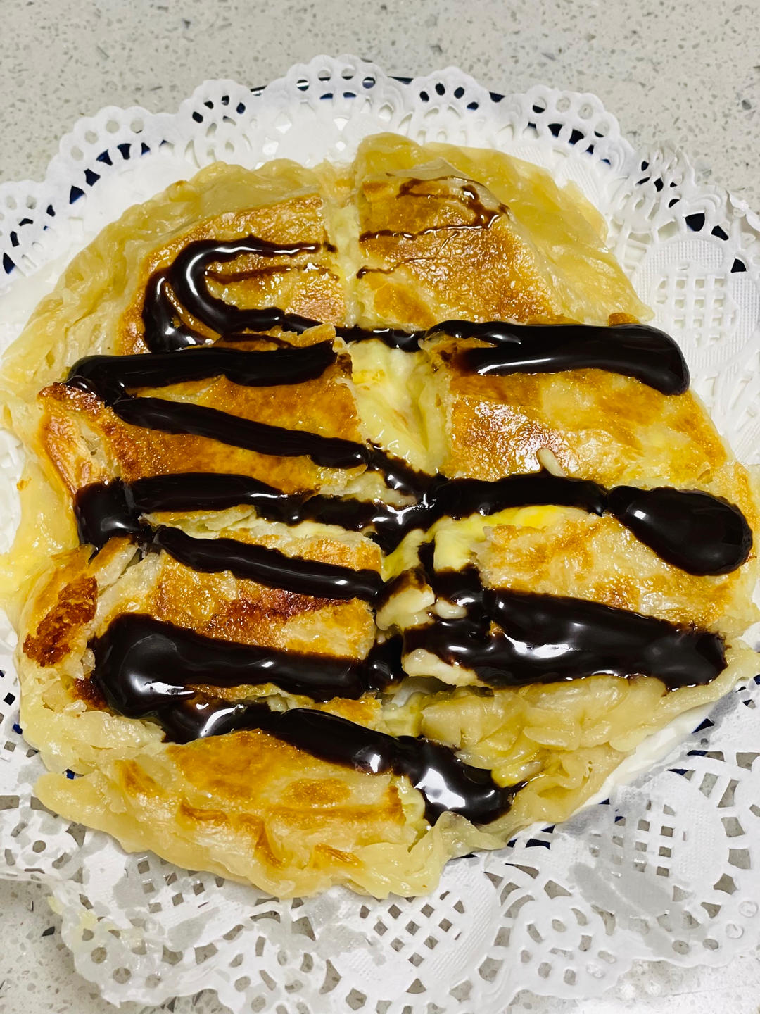 泰式香蕉芝士煎饼（手抓饼版）持续更新…