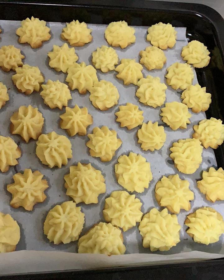 花纹清晰的云顶曲奇（网红曲奇小花）