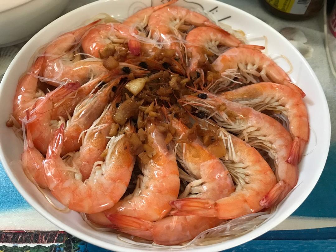 蒜蓉粉丝蒸虾