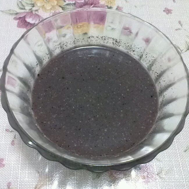 养生黑米芝麻糊
