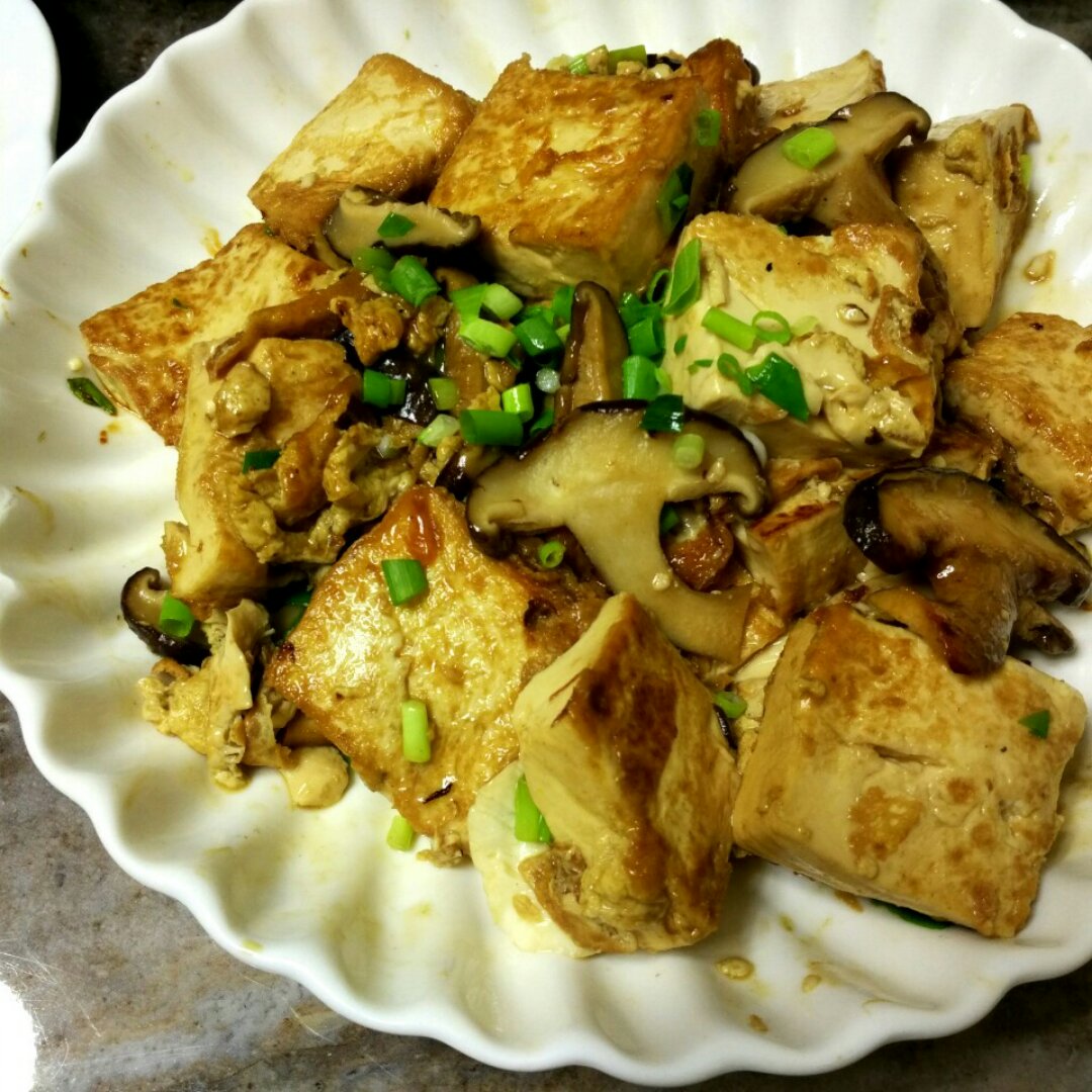 蚝油嫩豆腐