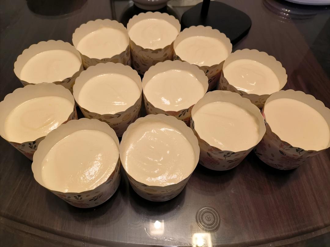 纸杯蛋糕 8寸戚风蛋糕的量