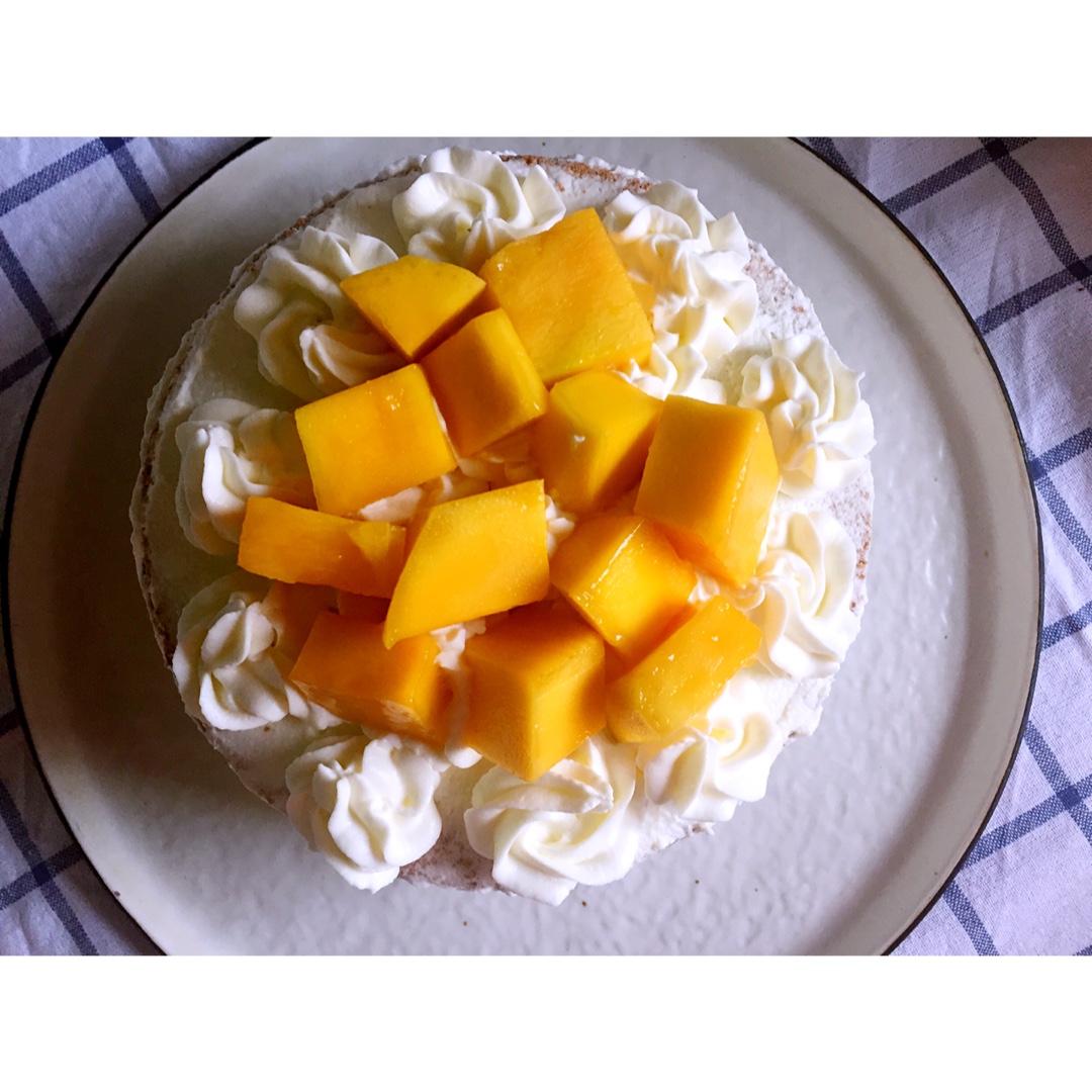 奶油水果蛋糕步骤