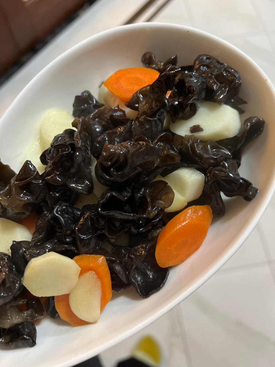 厨师长教你：“山药炒木耳”的家常做法，清爽解腻，营养美味