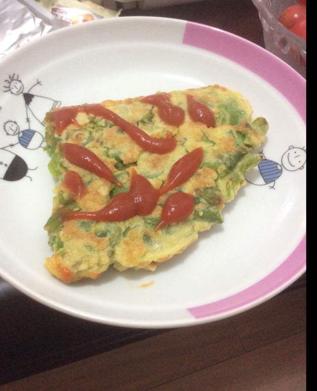 青椒鸡蛋饼