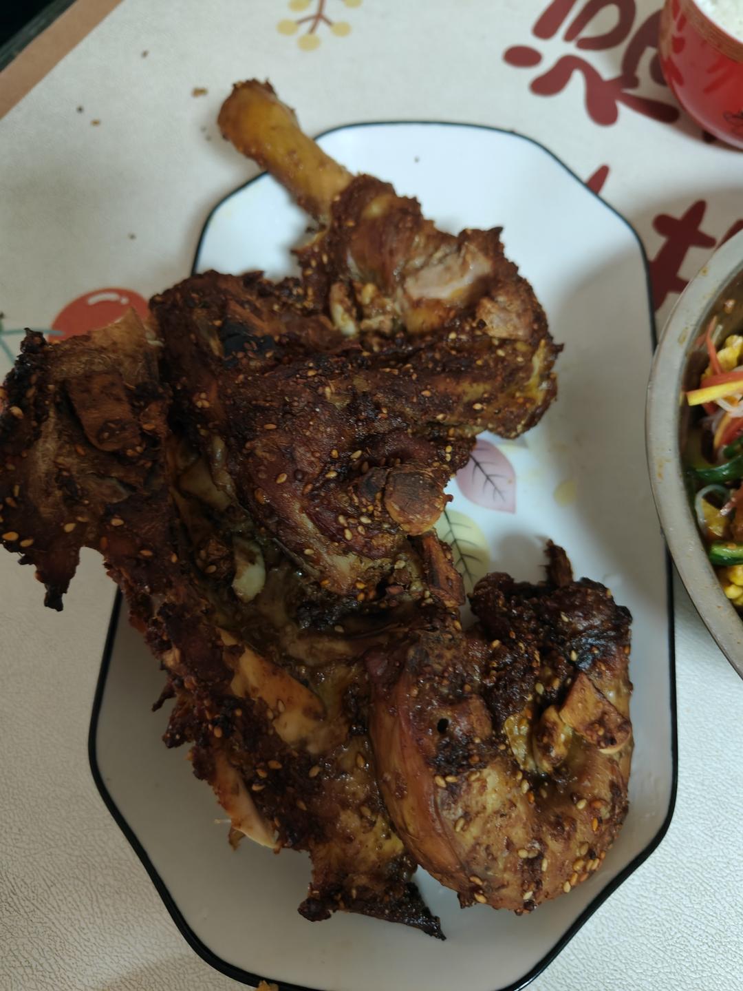 简单操作又不失美味的烤鸡（烤箱版）