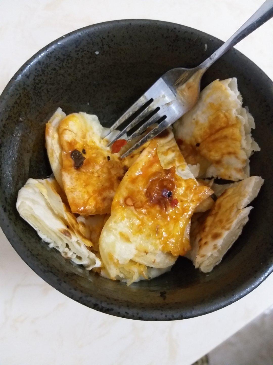 酥的掉渣的酱香饼，老公说都可以开店啦