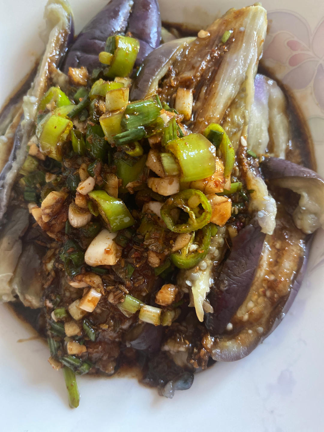 减脂凉菜--蒜泥茄子