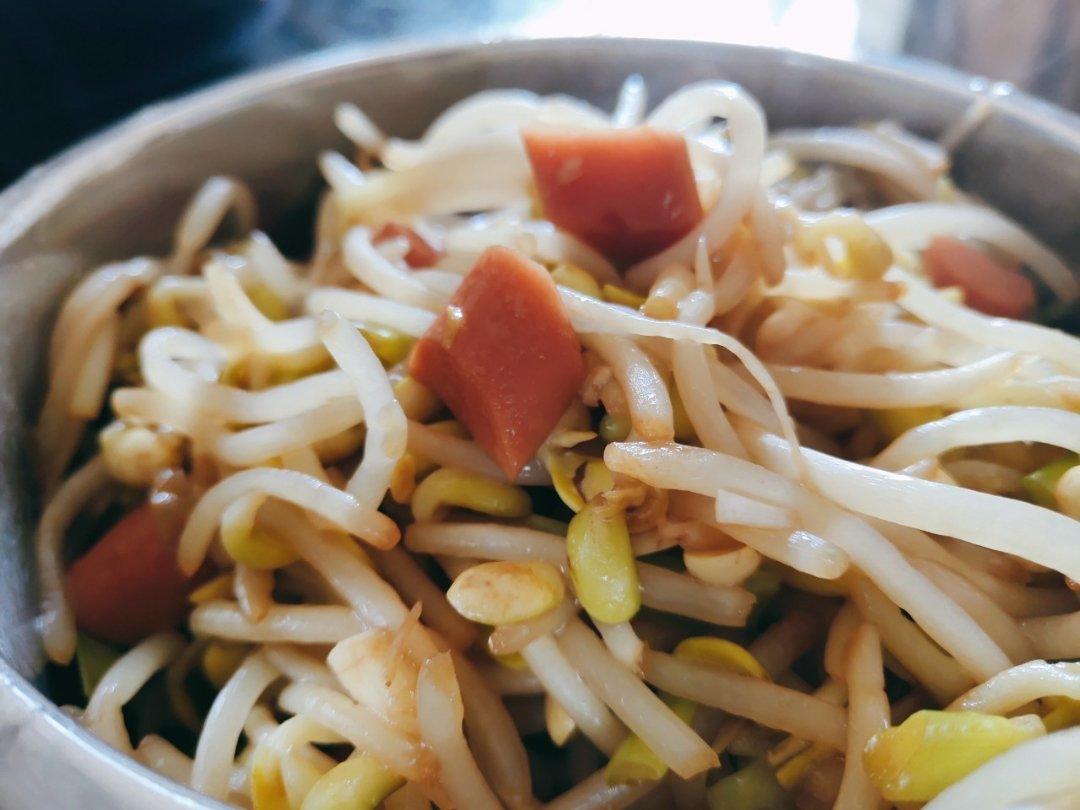 清炒豆芽