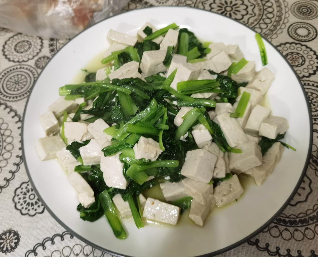 青菜豆腐