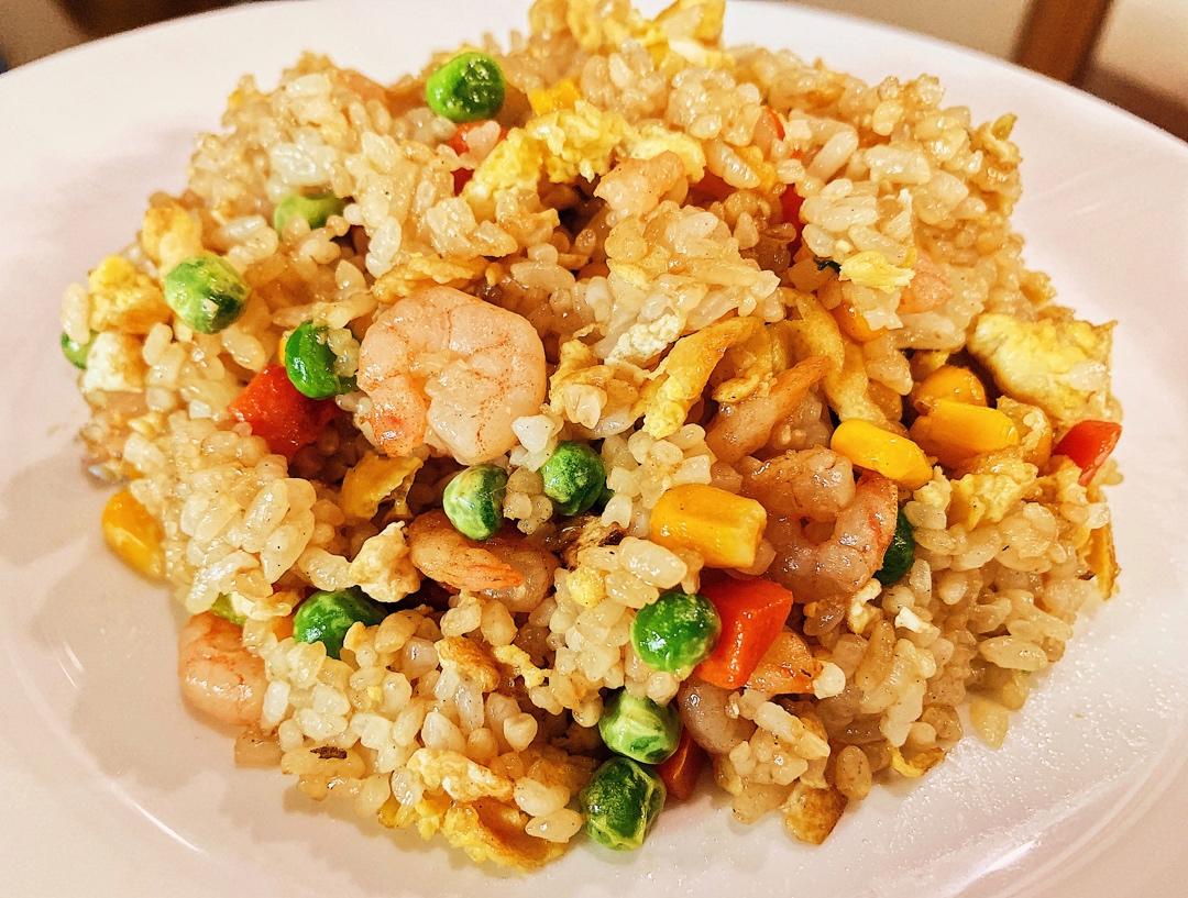 鲜虾炒饭