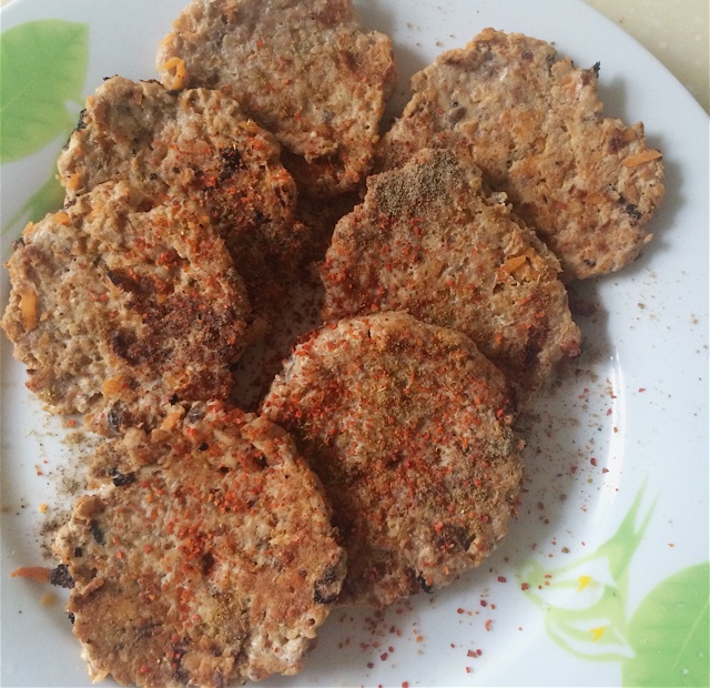 ＃减肥＃鸡胸肉燕麦饼