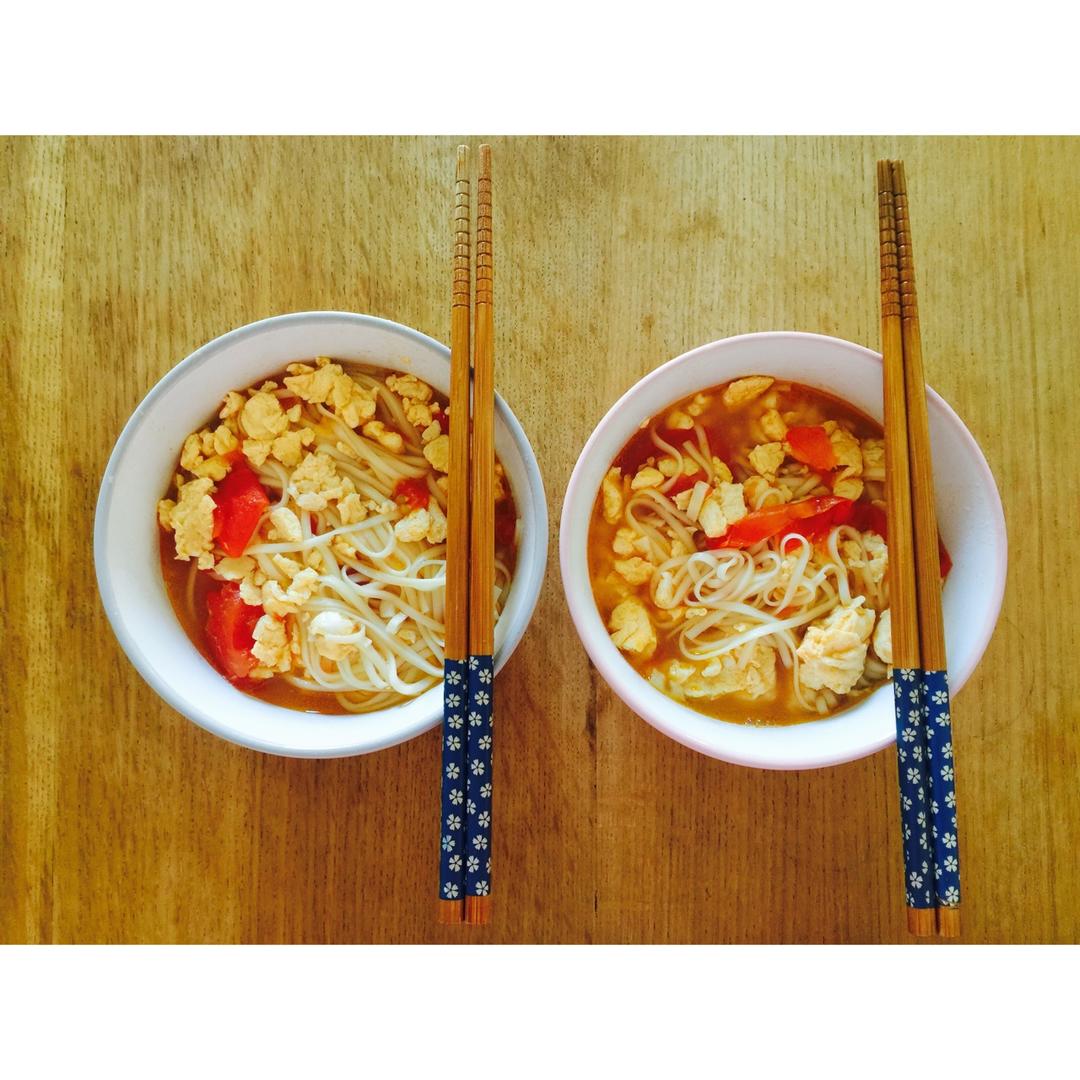 超级入味好吃的番茄鸡蛋面