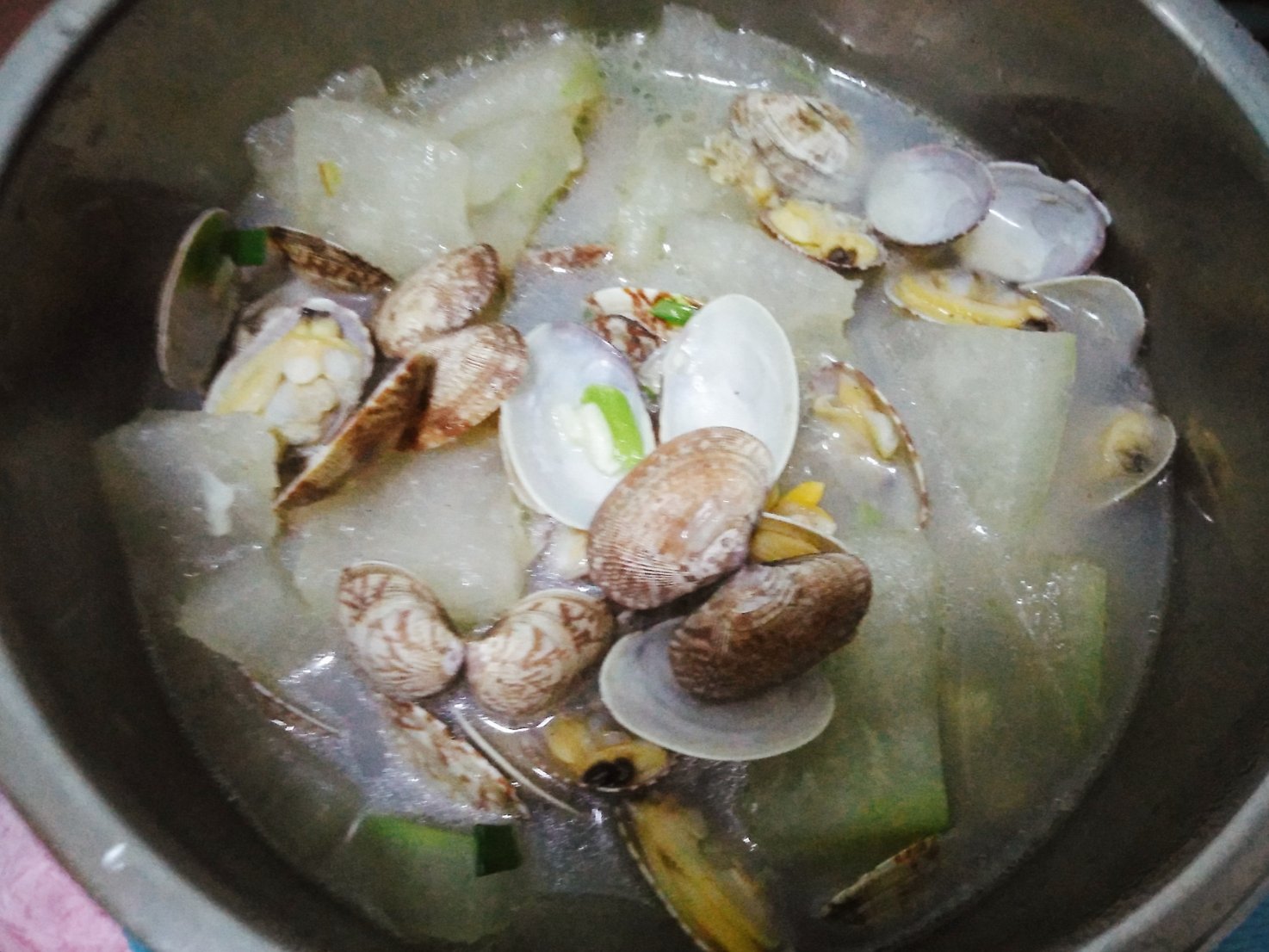 冬瓜花蛤汤（夏季鲜汤）