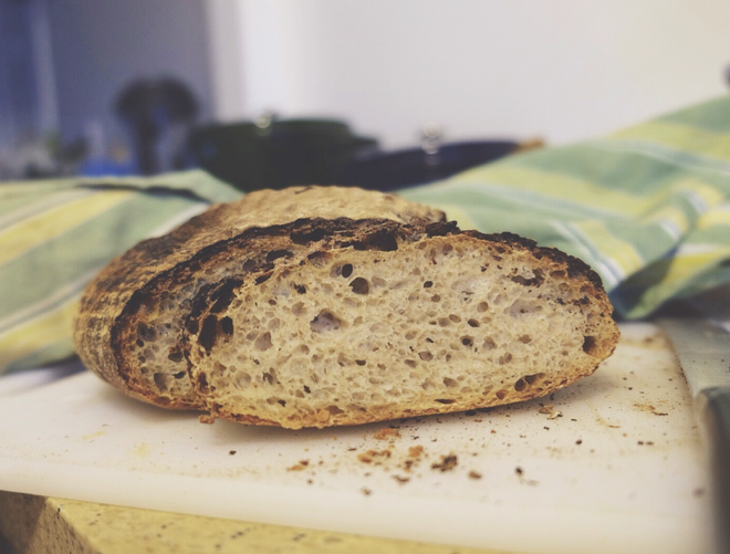 chad robertson天然酵种17%黑麦乡村面包（80%含水量）的做法