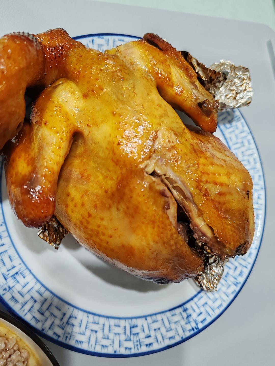 好吃到吮手指‼️空气炸锅奥尔良烤全鸡