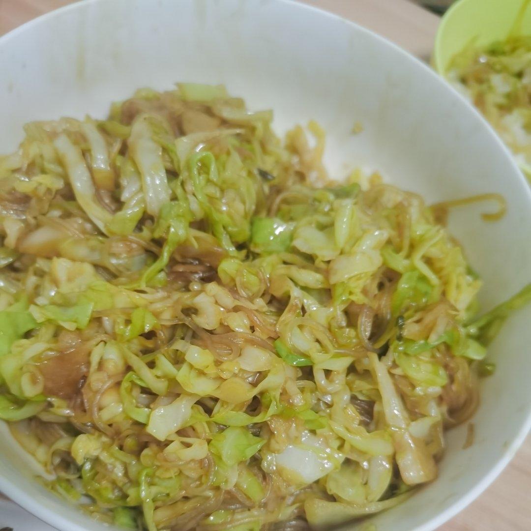 包菜粉丝（粉丝炒包菜）