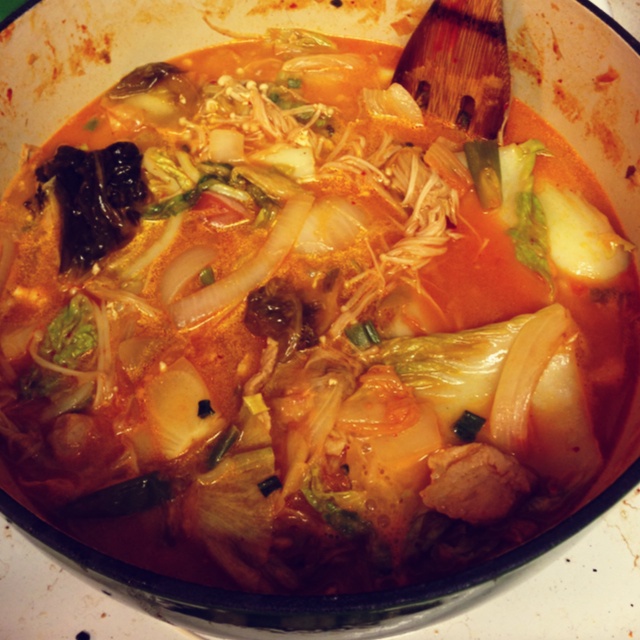 韩式芝士部队锅