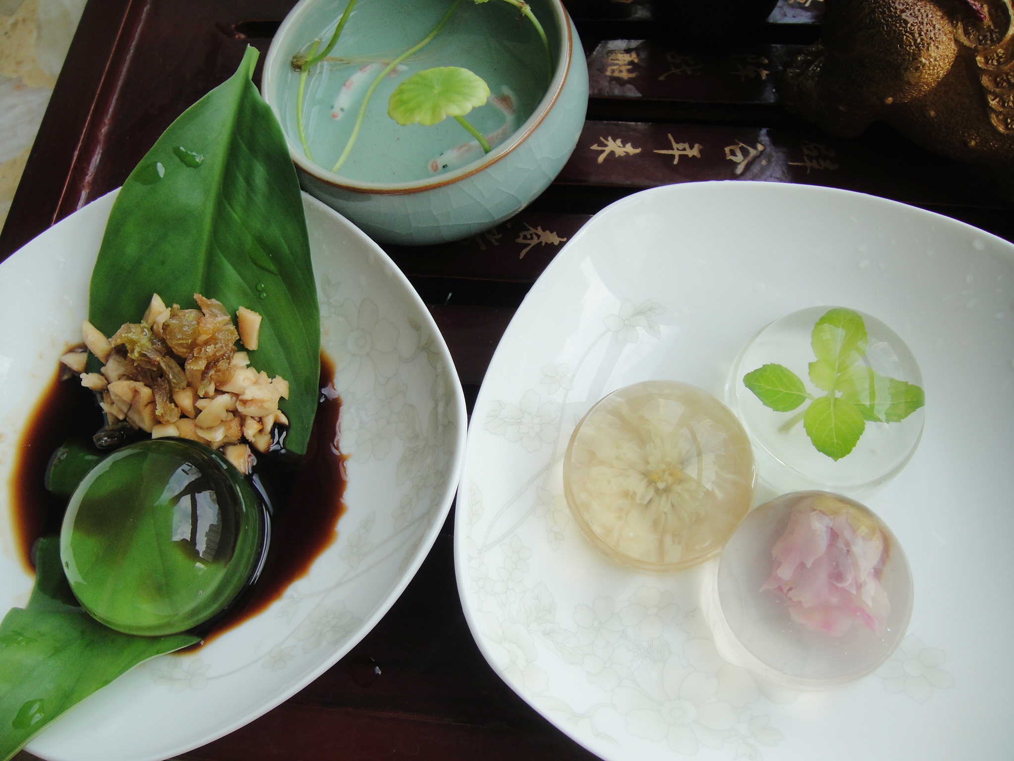 夏日冰露 - 水晶球信玄饼（翻译自日本的Cookpad网站）