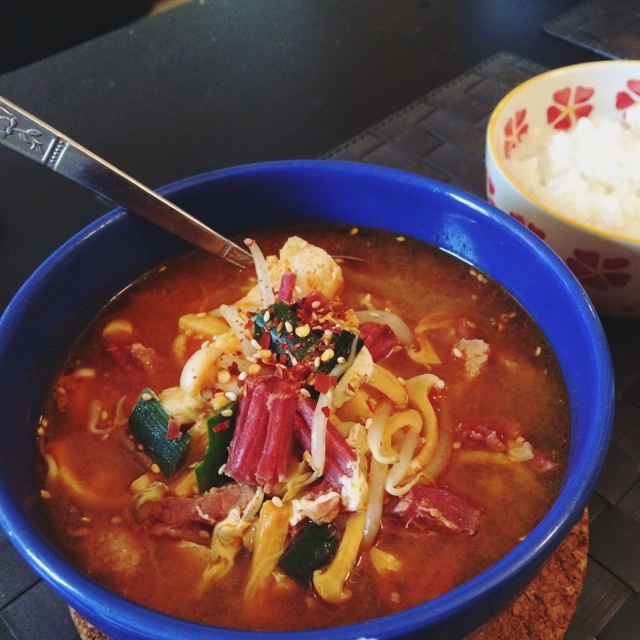 嘛嘛是美伢做的韩式辣牛肉汤饭