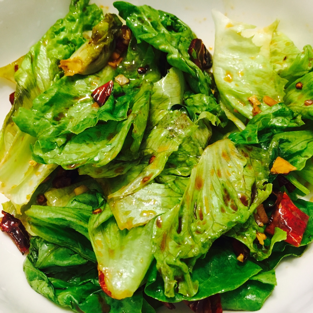 ctd做的炝拌生菜简单到不行却又好吃到爆