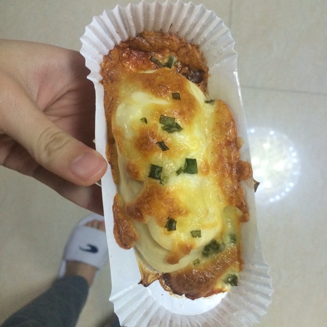 香葱芝士面包条