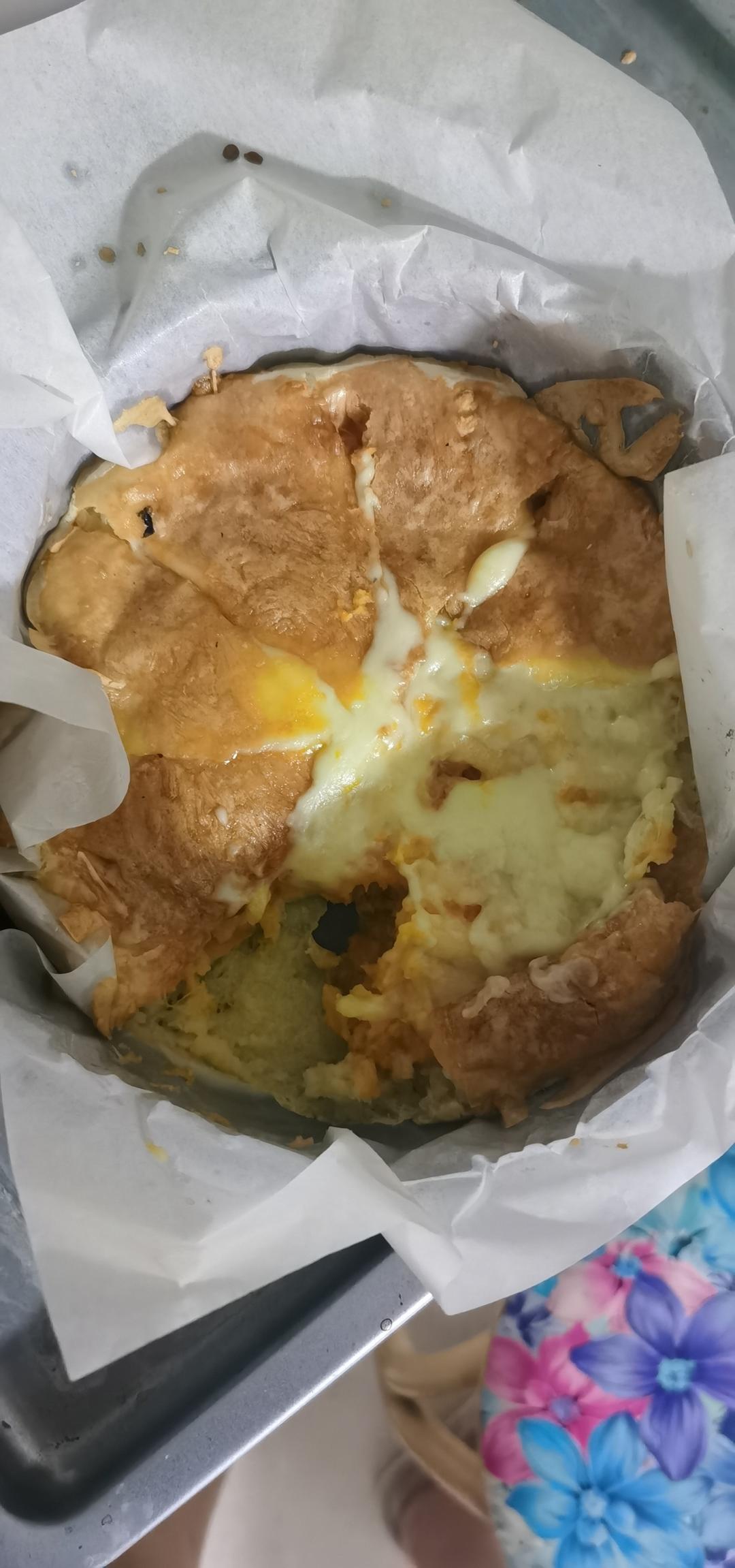 爆浆芝士红薯年糕