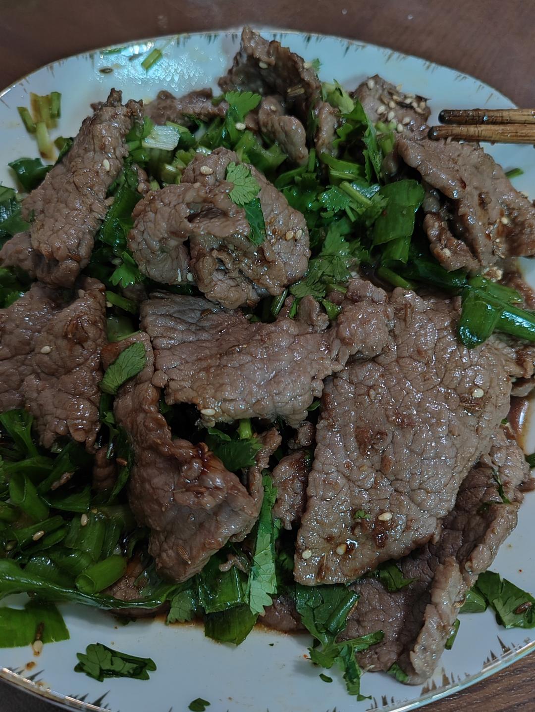 东北烧烤牛肉的做法