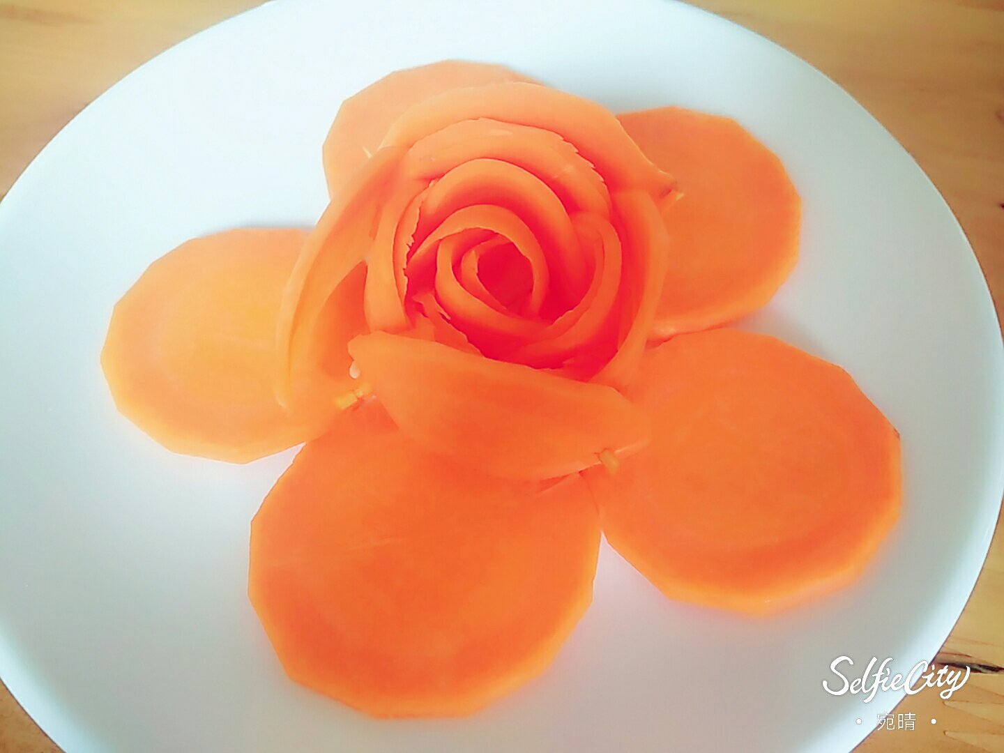 胡萝卜玫瑰花