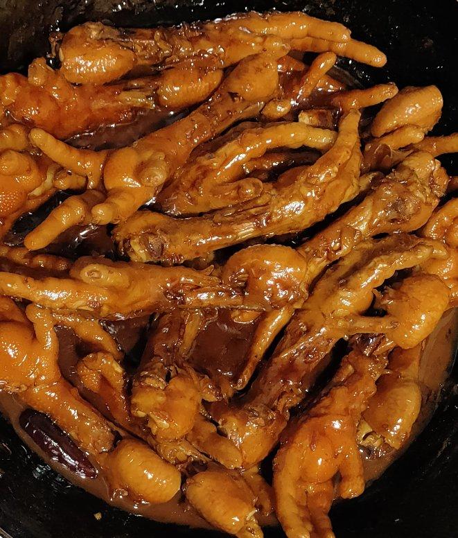 甜酒粑做的"销魂"卤鸡爪