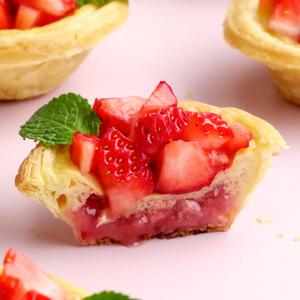 草莓蛋挞的做法 步骤7