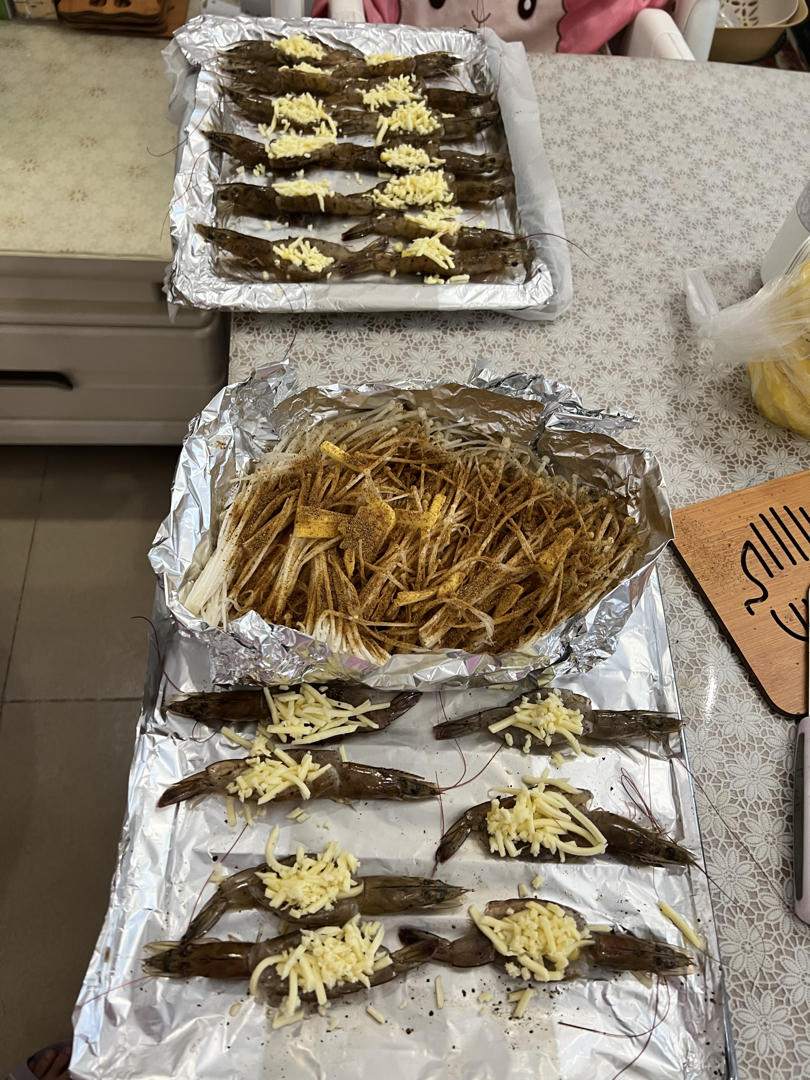 芝士焗大虾🦐巨型黑虎虾|年夜饭|宴客菜