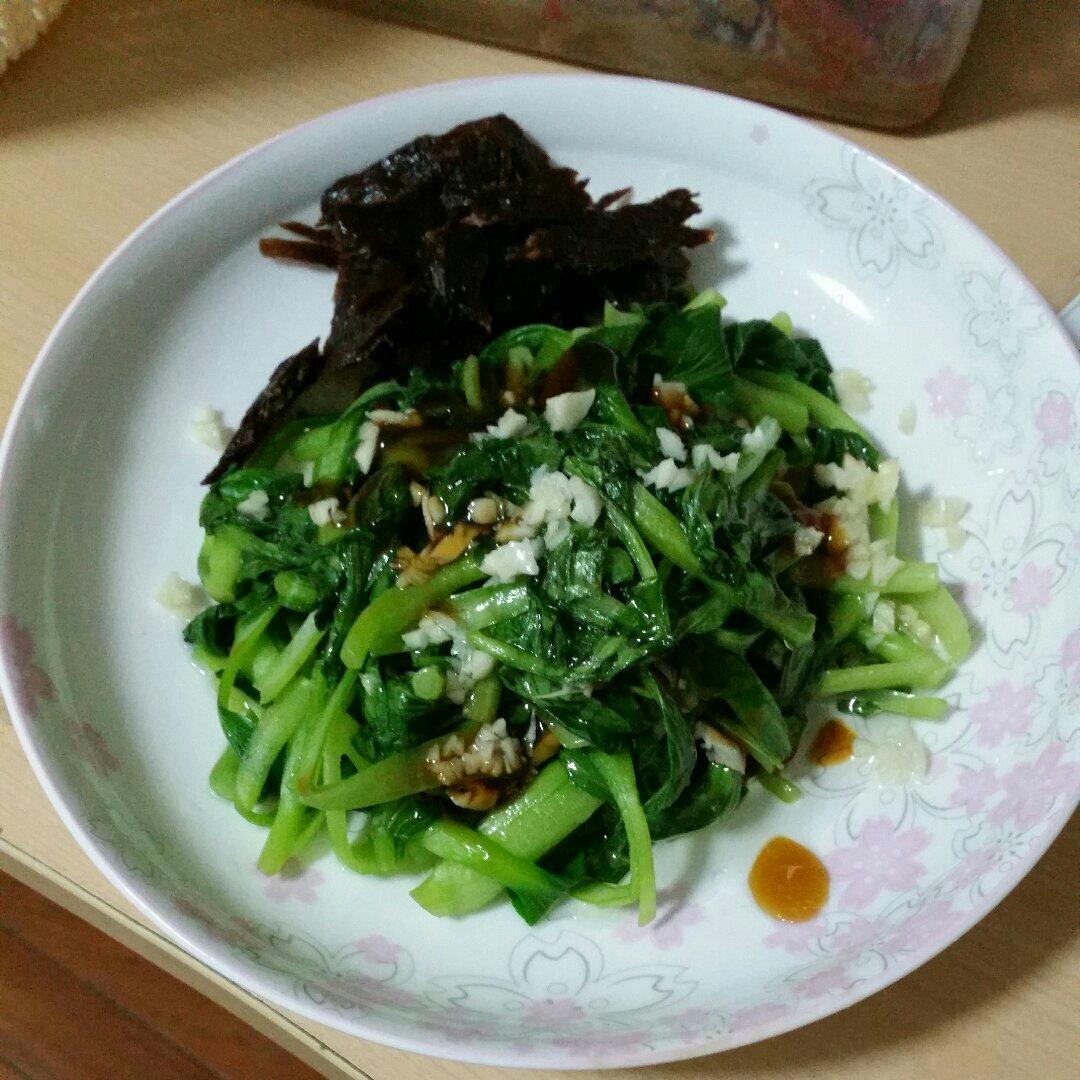 鸡毛菜的最佳打开方式：白灼鸡毛菜