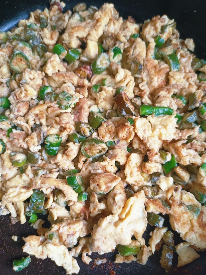 辣椒鸡蛋的做法